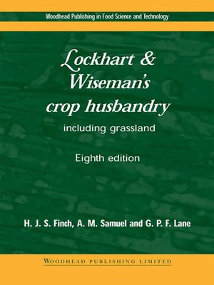 cover image of Lockhart and Wiseman's Crop Husbandry Including Grassland